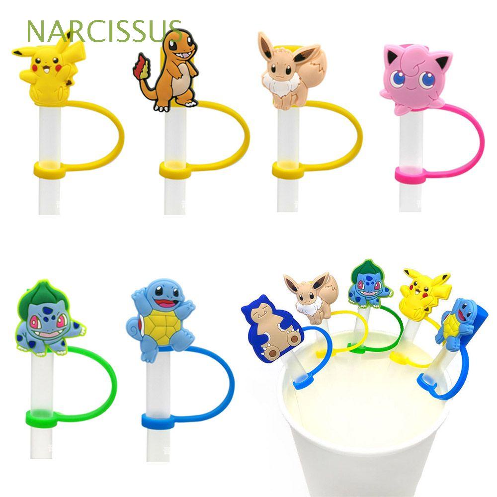Narcsus Nắp Đậy Ống Hút Bằng Silicon Chống Bụi Có Thể Tái Sử Dụng