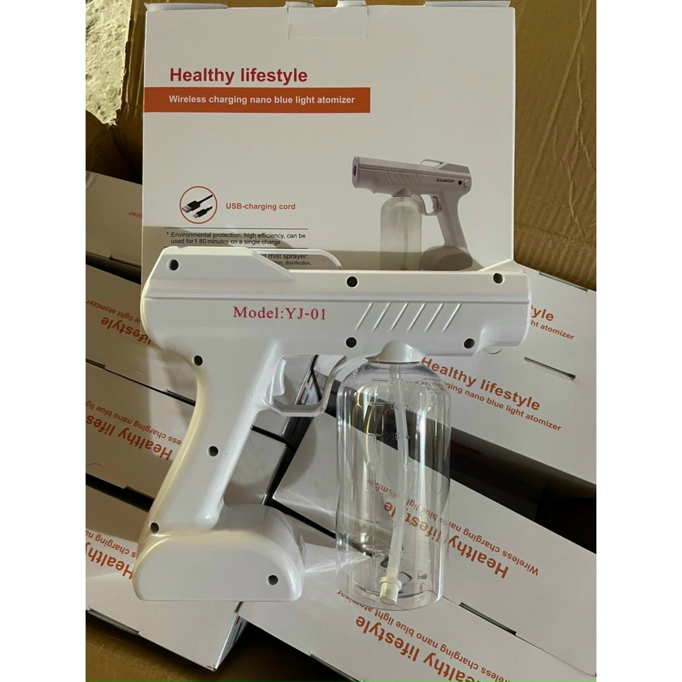 Súng Khử Khuẩn Phun Xịt Khử Sát Trùng Nano K5 Hàng Chuẩn In Laser  Mắt UV