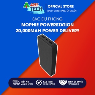 [HÀNG CHÍNH HÃNG] Sạc dự phòng Mophie Powerstation 20,000mAh Power Delivery - BẢO HÀNH 12 THÁNG