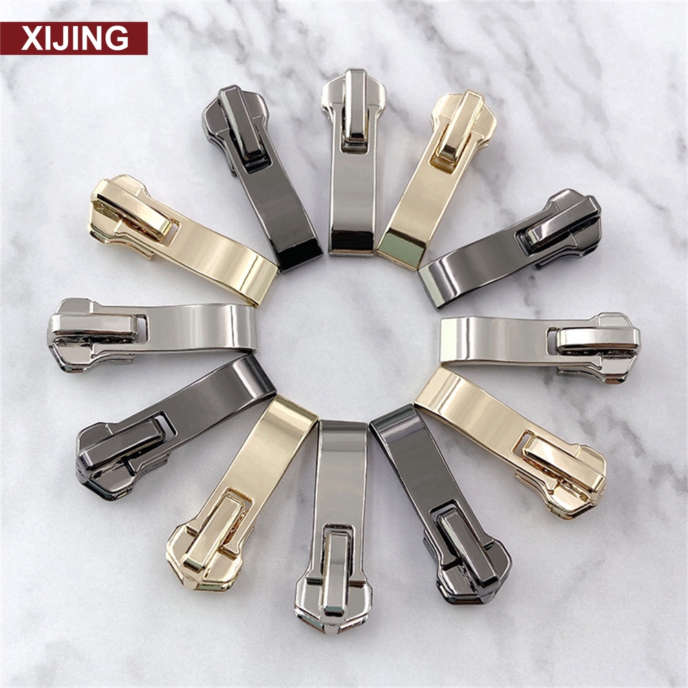 Bộ 2 đầu kéo khóa dây kéo chất liệu kim loại chống thấm nước dành cho vali/ lều/ du lịch diy