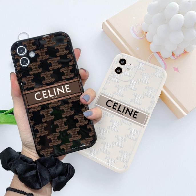 Ốp lưng iphone viền nổi bóng celine 5/6/6plus/6s/6splus/7/7plus/8/8plus/x/xr/xs/11/12/pro/max/plus/promax - Awifi R2-1