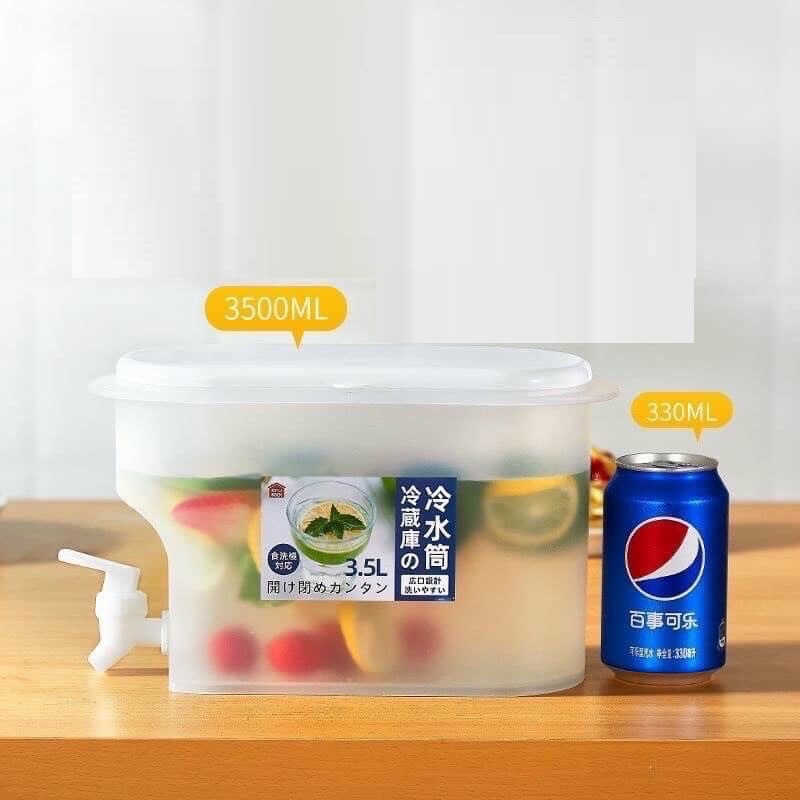 Bình Đựng Nước Có Vòi Để Tủ Lạnh 3,5 Lít Bằng Nhựa