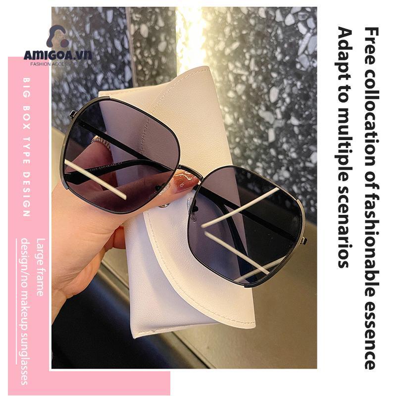✨✨Kính Mát Gọng Tròn Lớn Chống Tia UV Thời Trang Cho Nữ