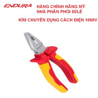 Kìm răng, kìm kẹp chuyên dùng cách điện cao cấp 1000V thương hiệu Mỹ Endura E5362