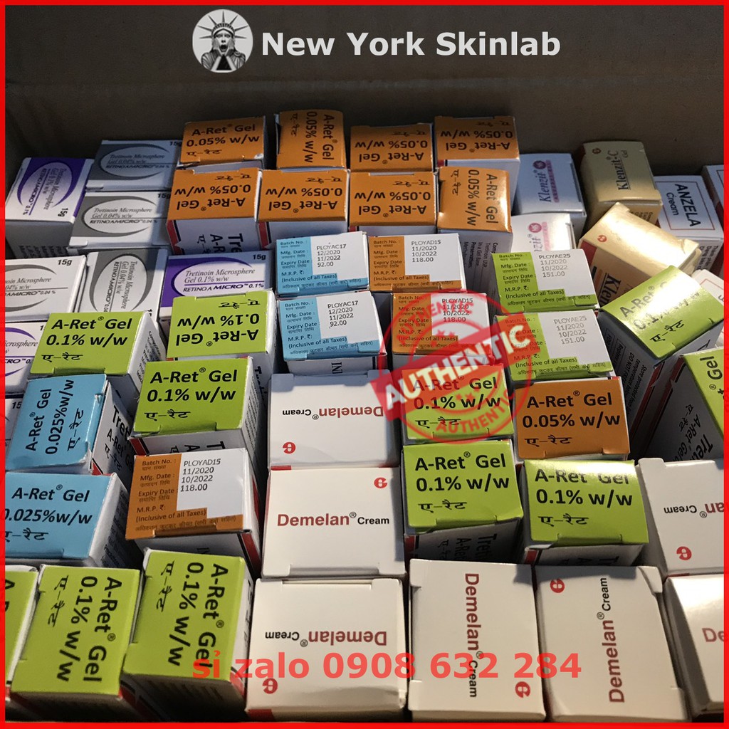 Tretinoin Microsphere gel 0.1% - 0.04% (15g) - kem dưỡng giảm mụn, chống lão hóa, trẻ hóa da (Ấn Độ) | BigBuy360 - bigbuy360.vn