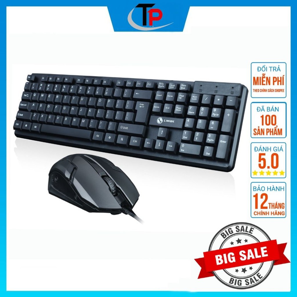 Bàn phím văn phòng, bộ bàn phím máy tính văn phòng để bàn và chuột - T15