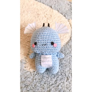 Móc khoá rồng bằng len handmade