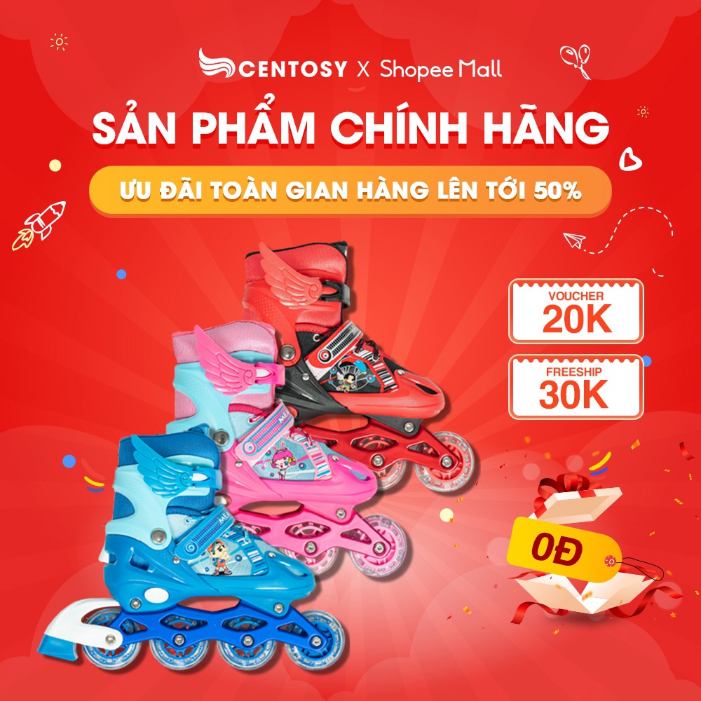 Giày Patin Trẻ Em Giá Rẻ - Centosy Measin - Form Chắc Chắn, Bánh Chất Lượng