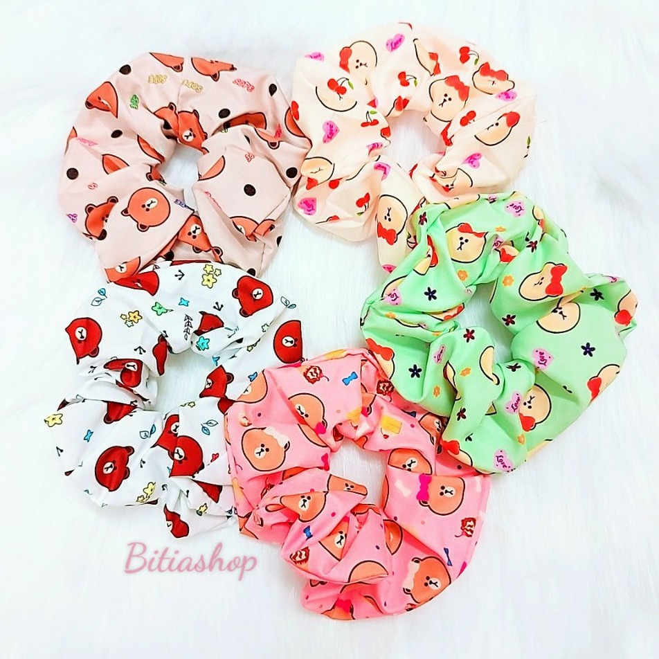 CỘT TÓC SCRUNCHIES TRÁI CÂY HÌNH THÚ NHIỀU MẪU XINH