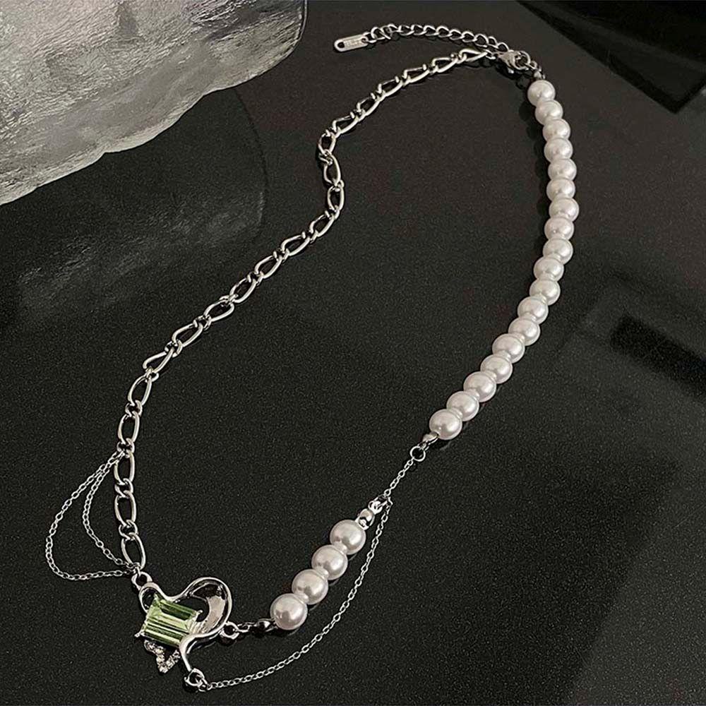QQMALL Vòng Cổ Choker Màu Bạc Phong Cách Hàn Quốc Cổ Điển Thời Trang Cho Nữ
