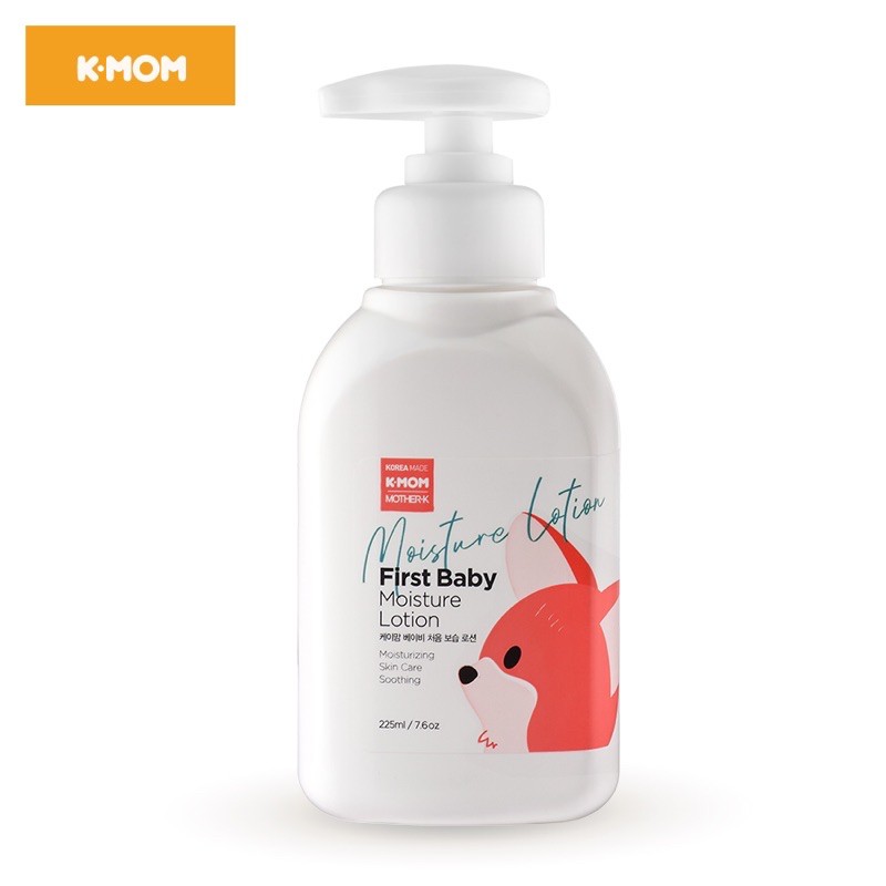 Sữa dưỡng ẩm Jojoba hữu cơ K-Mom 225ml Km63108 cho bé từ sơ sinh