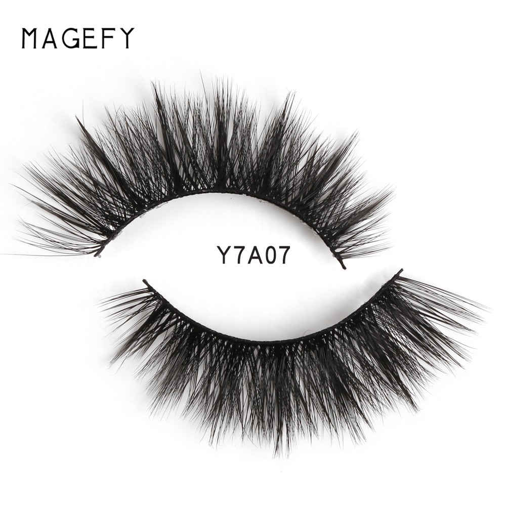 Bộ 7 Cặp 3D Lông Mi Giả/có độ cong sẵn kiểu dáng 3D có thể tái sử dụng 3D 7PCS  Fashion Eyelashes MAGEFY