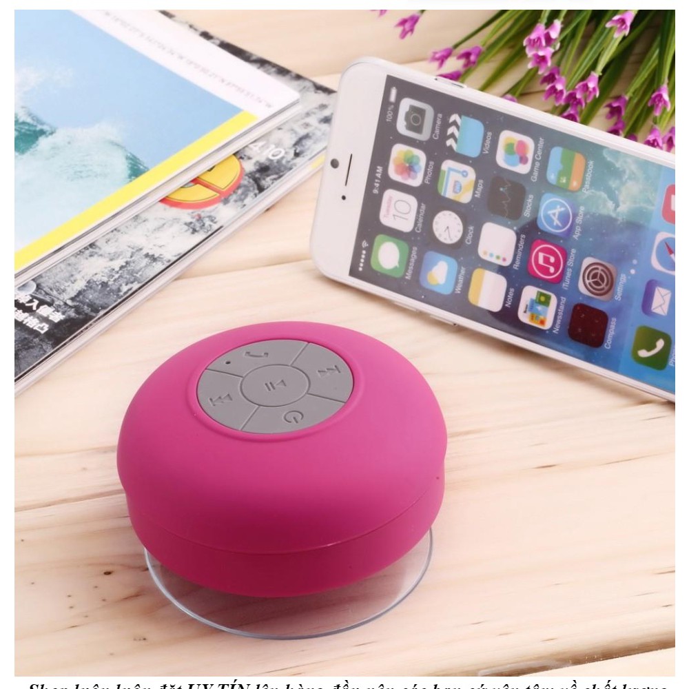 🍓BẢO HÀNH 12 THÁNG🍓 Loa Bluetooth Không Dây Chống Nước +Tặng Kèm Sticker Dễ Thương Loa Gắn Nhà Tắm Gắng Tường