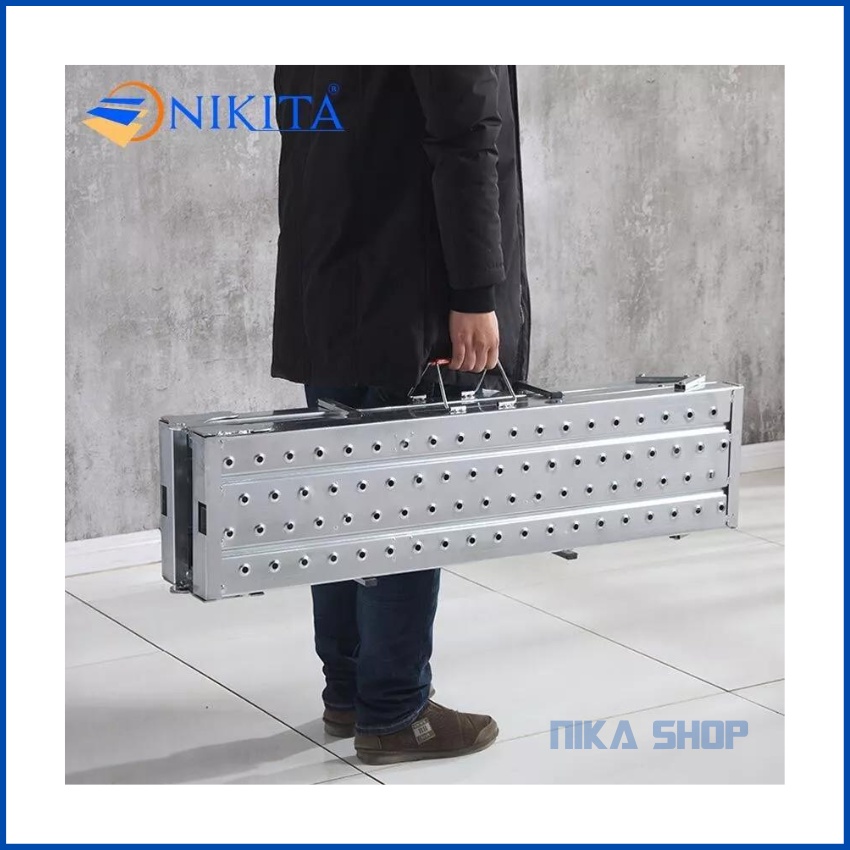 Giàn giáo di động gấp gọn NIKITA 140cm - 200cm Tiện ích - Đa năng - Dễ thao tác - Sản phẩm chính hãng NIKITA năm 2022