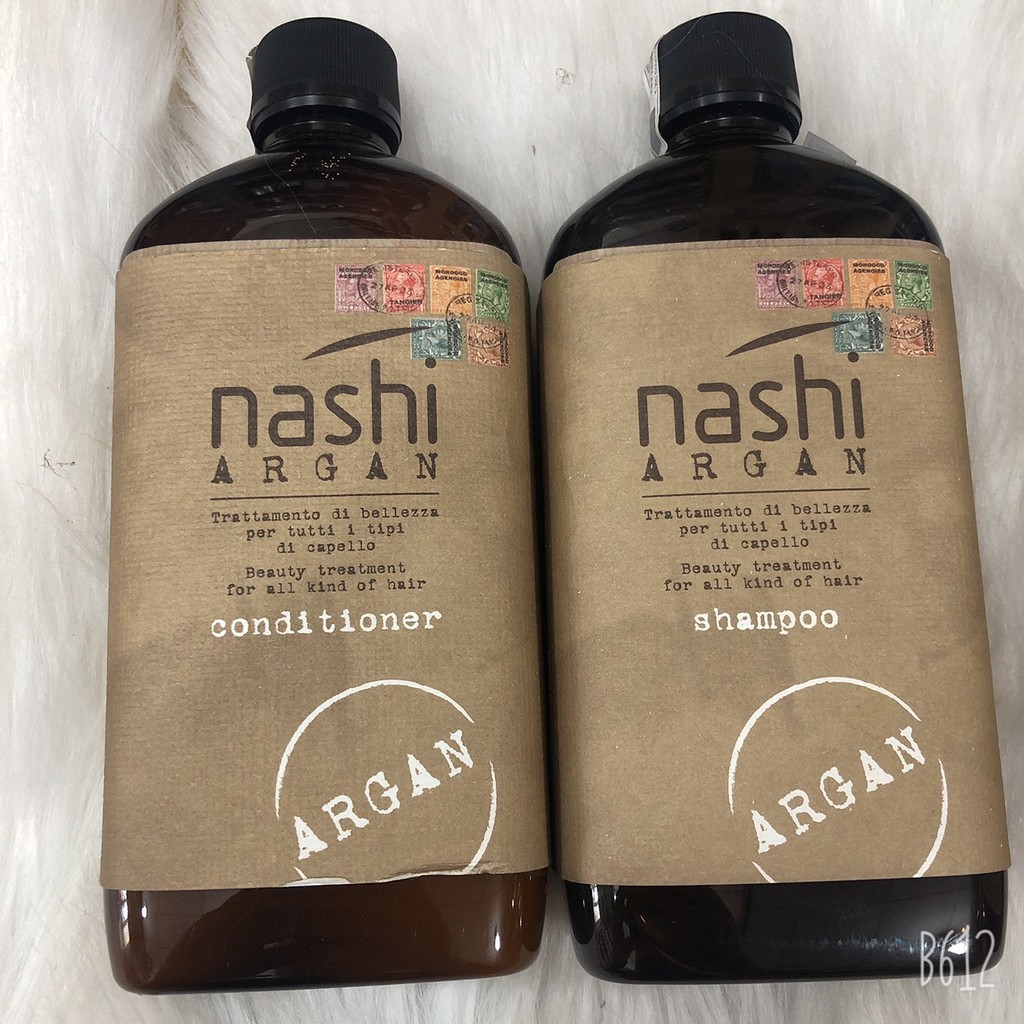 BỘ GỘI XẢ PHỤC HỒI NASHI ARGAN DÀNH CHO TÓC HƯ TỔN 500ml