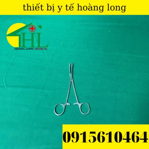 Panh Y Tế, Panh Gắp Phẫu Thuật, Pen Kẹp Y Tế, Panh Cong Không Mấu 14cm - Hàng Pakistan