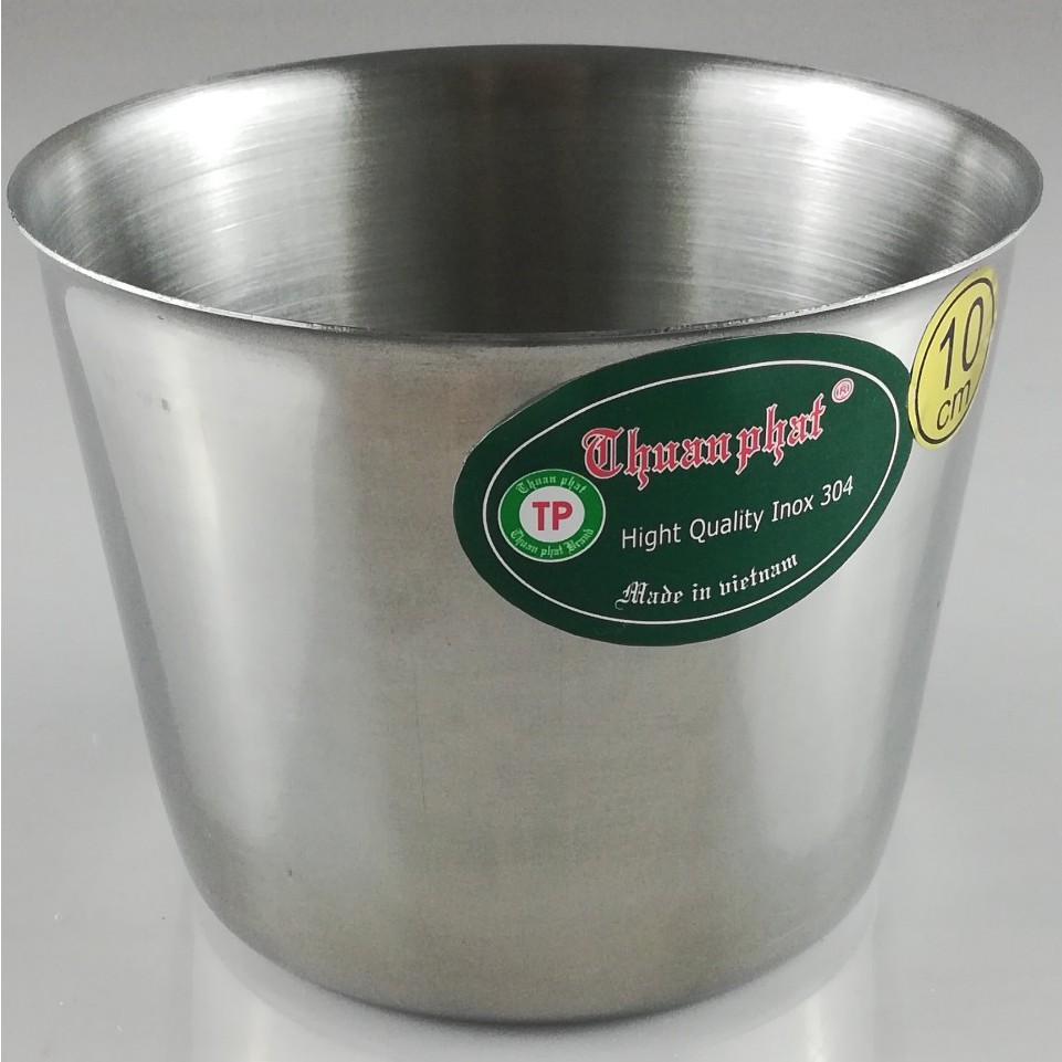 Ly Làm Đá Chung Đá Inox Thuận Phát 10cm 500ml -Bộ 10 Cái