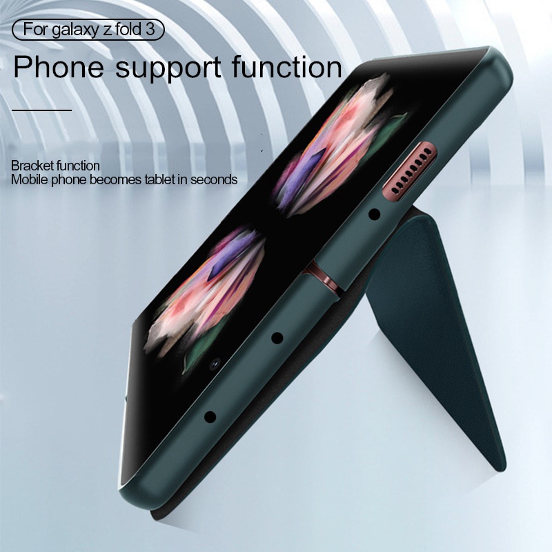 Ốp Lưng Điện Thoại Dạng Ví Da Lật Dành Cho Samsung Galaxy Z Fold 3 Z Fold4 5G Z Fold 5 2023 Fold5 5G Fold2