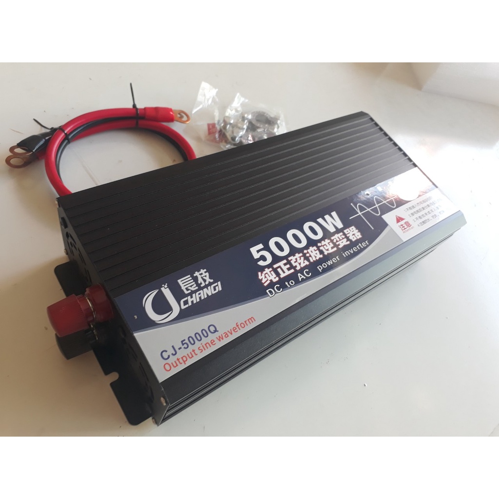 BỘ KICH ĐIỆN SÓNG SINE CHUẨN 12v/24V -220V - 5000W - CJ 5000W