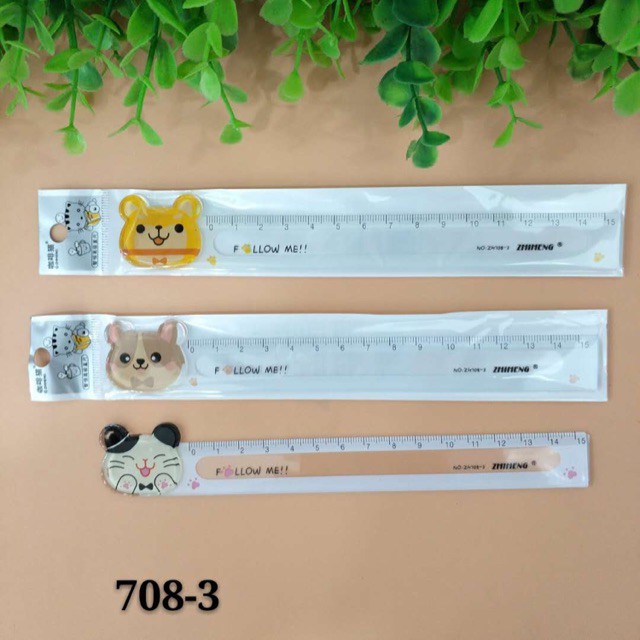 Thước Kẻ 😍FREESHIP😍 THƯỚC KẺ 15CM 708-3