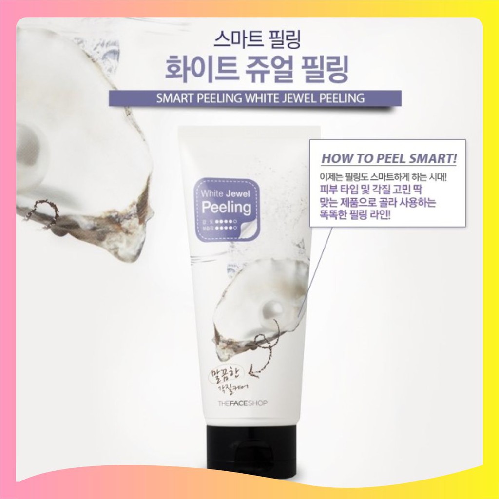 Tẩy Da Chết Ngọc Trai - White Jewel PeelingThe Face Shop Smart Peeling