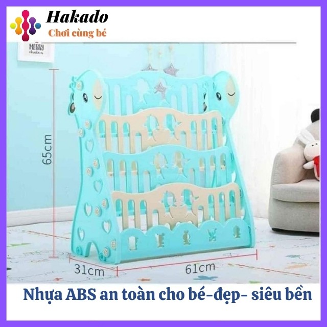Kệ sách trẻ em bằng nhựa 4 tầng thông minh | BigBuy360 - bigbuy360.vn