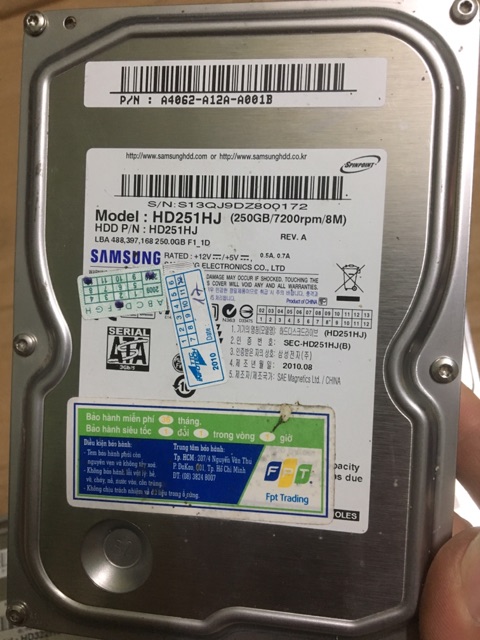 Ổ cứng PC máy để bàn HDD 500g 320G 250GB 160GB 80GB 7200rpm Sata- Tặng kèm Cáp Sata | BigBuy360 - bigbuy360.vn