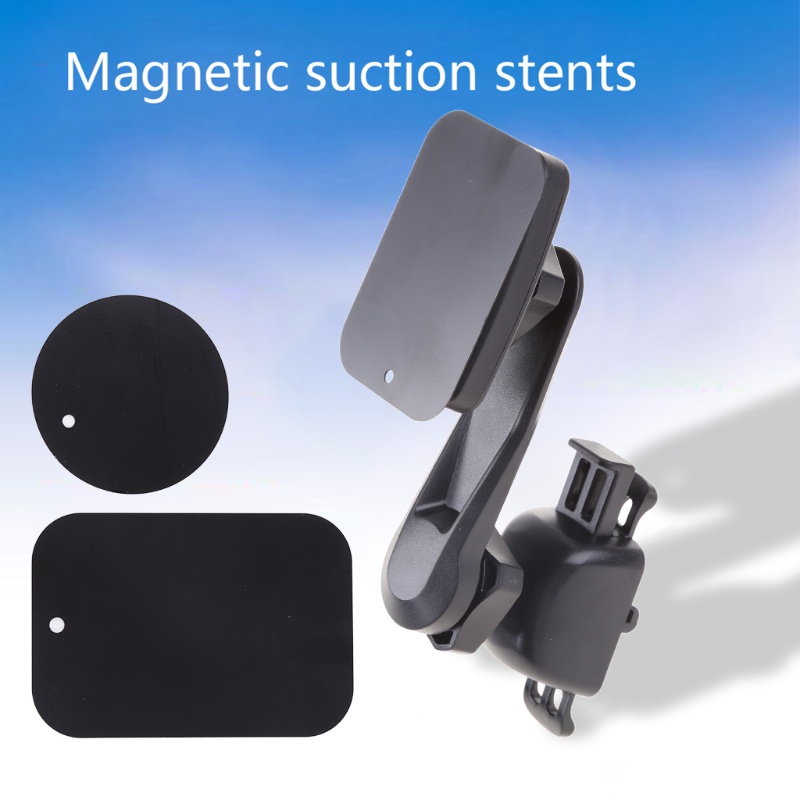 Giá Đỡ Điện Thoại Gắn Điều Hòa Xe Hơi Xoay 360 Độ Tiện Dụng° Nam Châm Xoay Tròn Không Cần Xoay Được