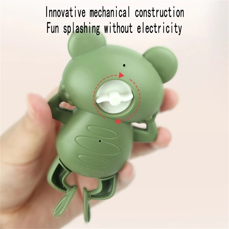 Ếch Đồ Chơi Lên Dây Cót Vui Nhộn Cho Bé Khi Tắm
