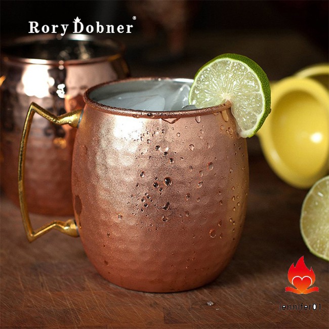 Solid Copper Moscow Mule Mugs, 18 Ounce Unlined Mug, Drinking Cup Perfect for Cocktails Iced tea and Beer | BigBuy360 - bigbuy360.vn