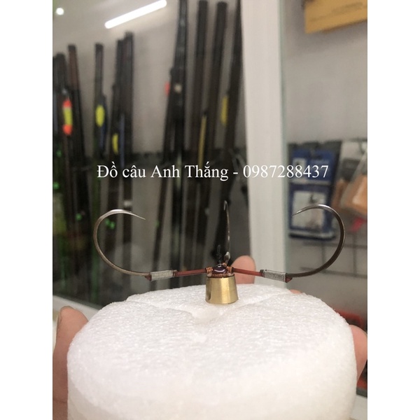 Lưỡi tam câu lục dáng thúng săn hàng thép Nga xịn.