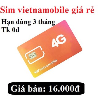 Sim vietnamobile nhận mã otp giá rẻ