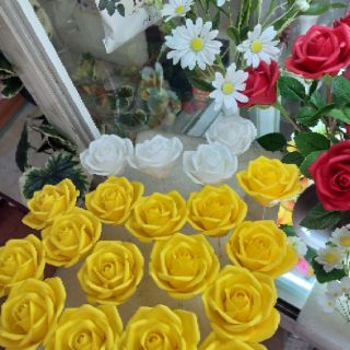 10 ĐẦU HOA HỒNG ĐẤT SÉT ( KHÔNG ĐÀI )