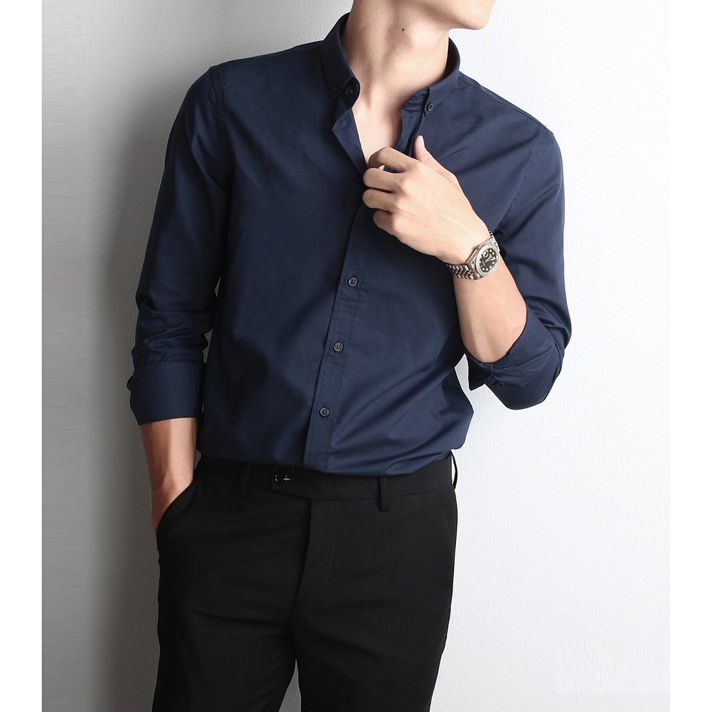 XẢ LỖ - Áo sơ mi nam xuất khẩu Slim Fit VNXK - Size S (55-60kg)