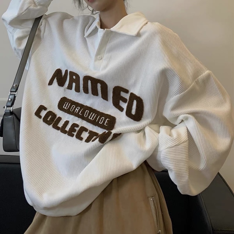 Áo sweater nỉ polo