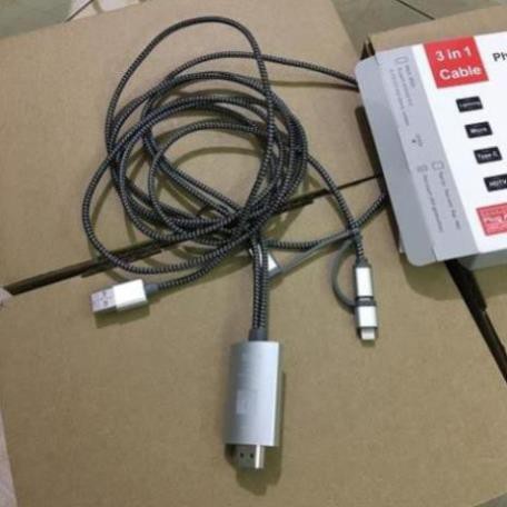 Cáp hdmi xuất hình cho iphone ipad ipod