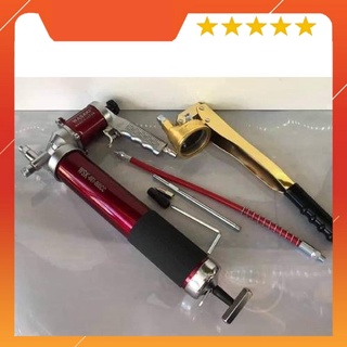 Súng bơm mỡ bằng hơi sử dụng khí nén 2 chức năng có thể bơm bằng tay