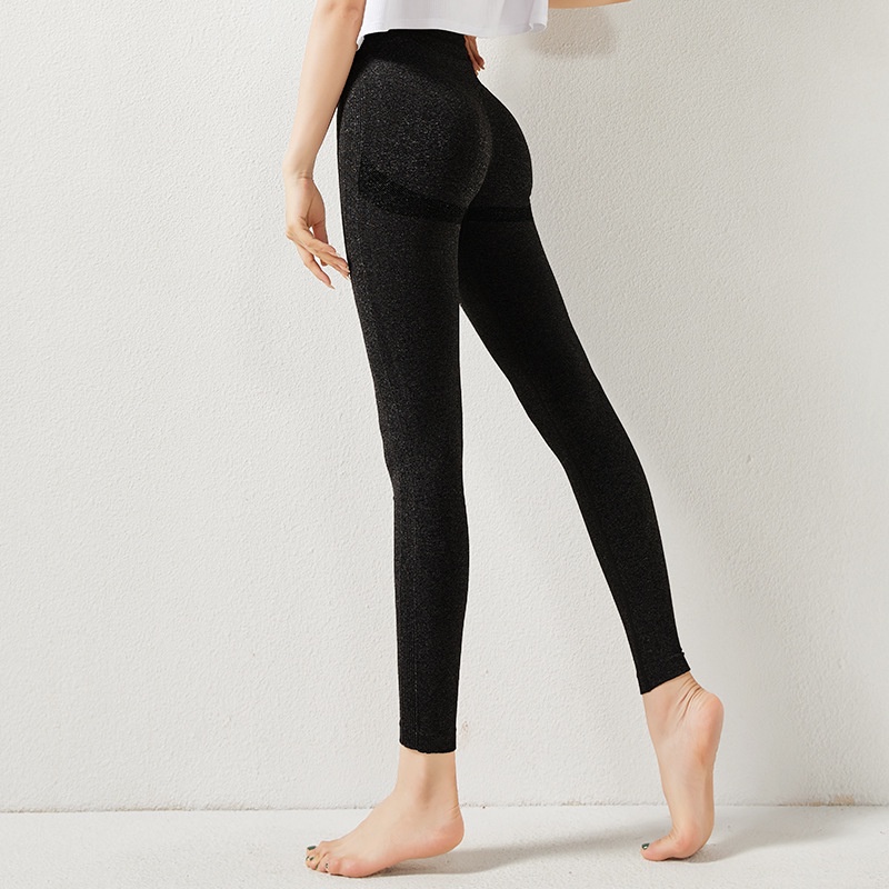 Quần Tập Gym Yoga Legging Nữ Cạp Cao Nâng Mông Tôn Dáng Vải Co Dãn 4 Chiều Thoáng Mát