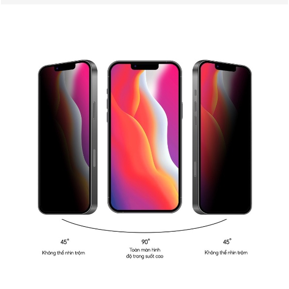 Kính cường lực Full màn chống nhìn trộm iPhone 11,11 Pro,11 Pro max