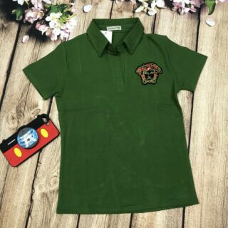 Áo thun cổ bẻ nữ
