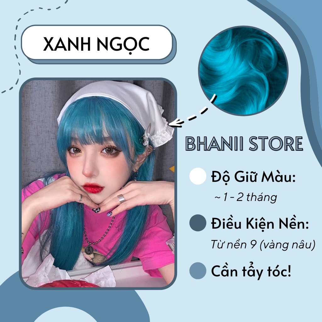 Thuốc nhuộm tóc Xanh Ngọc bhanii store