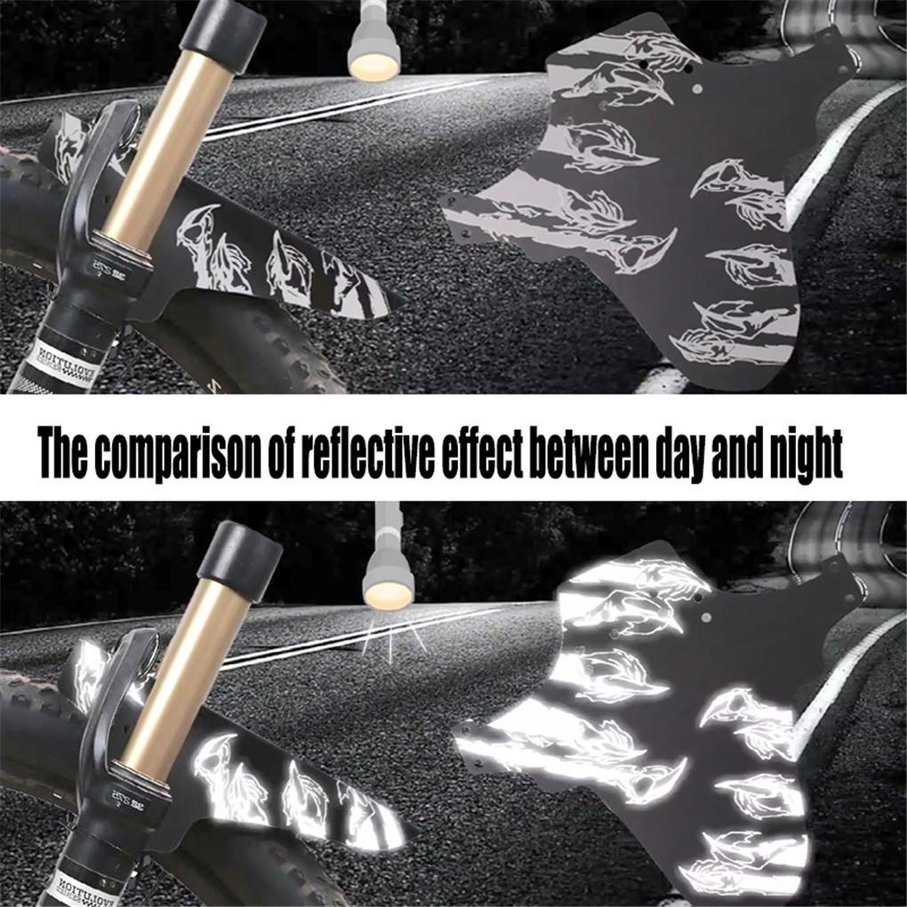 [Global] Tấm Chắn Bùn In Hoa Năm Cánh Cố Định Bánh Xe Đạp Chống Văng Thông Dụng