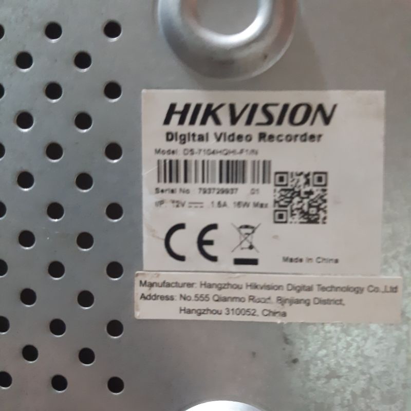 Đầu ghi Hikvision 4 kênh 7104HGHI-F1/N cũ