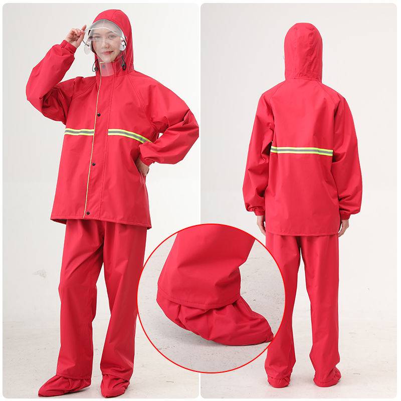 Bộ Quần Áo Mưa Toàn Thân Chống Thấm Nước Cho Người Lớn