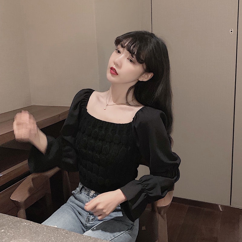 Áo Sơ Mi Chiffon Tay Dài Giả Hai Lớp Thời Trang Dành Cho Nữ