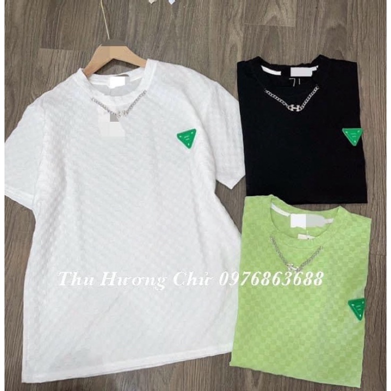 Áo phông cổ sích dập nổi