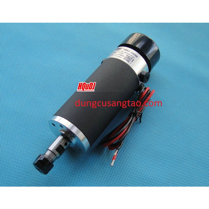 Motor CNC 500w than rời / Động cơ Spindle 500w có sẵn đầu ER11 và đầu kẹp mũi dao