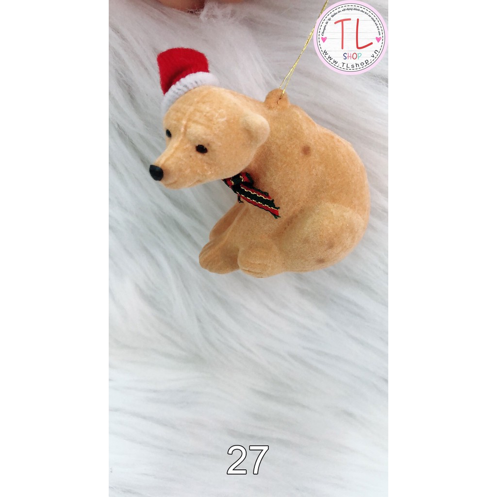 GẤU TRANG TRÍ NOEL – GẤU TRANG TRÍ – PHỤ KIỆN TRANG TRÍ NOEL