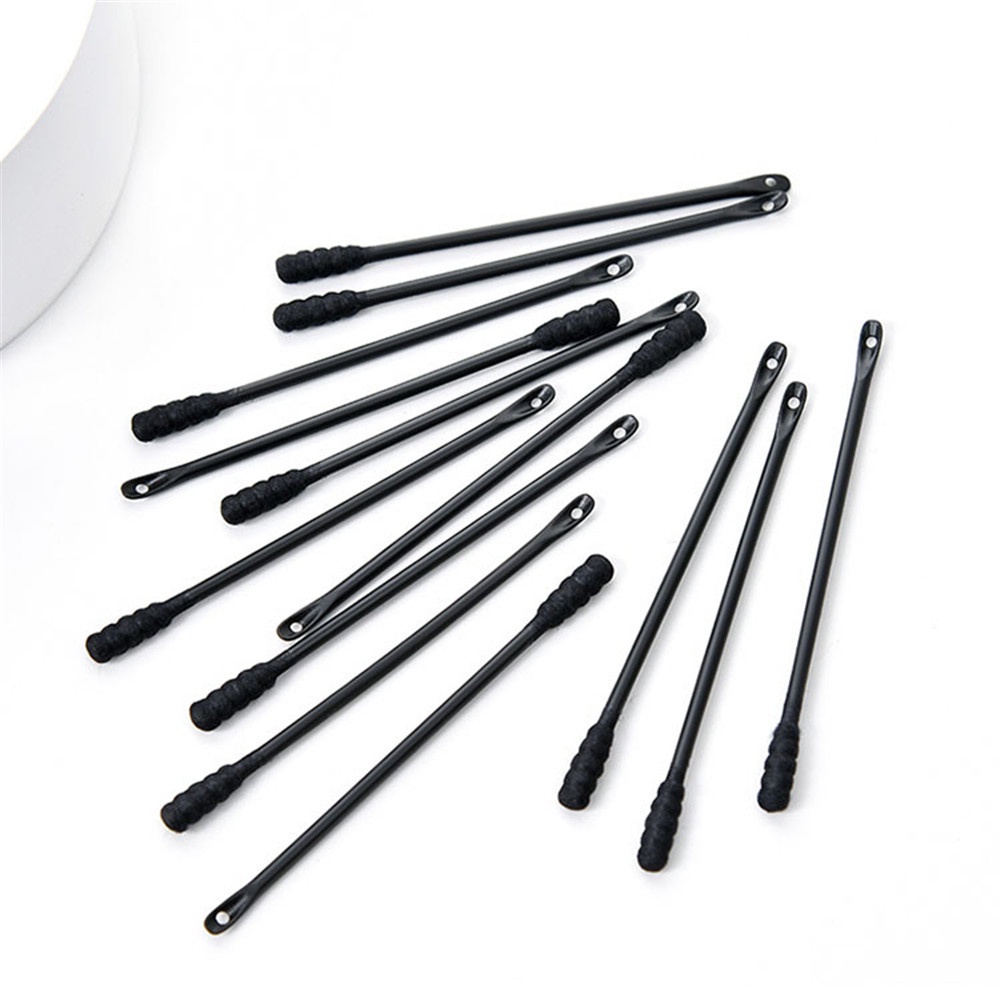 [Hàng mới về] Bộ 10 / 100 cái tăm bông cotton diệt mụn đầu đen dùng 1 lần