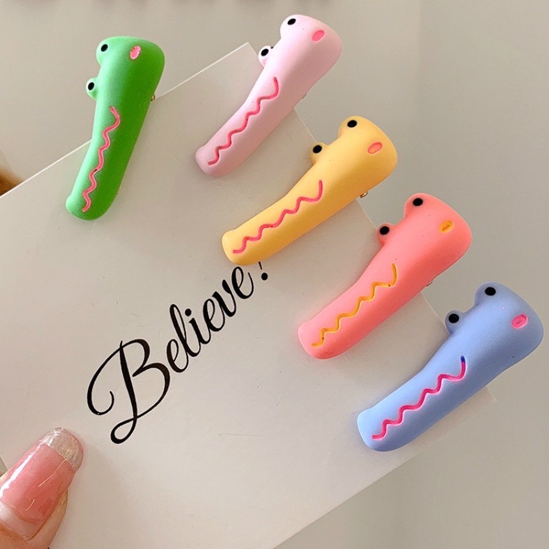 Kẹp tóc mái thú nghịch ngơm dễ thương bé gái TÍM STORE phụ kiện búi tóc thời trang phong cách hàn quốc